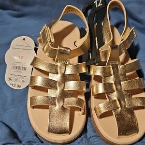 Gold Kids Sandals ✨️